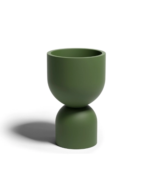 Kielich duży w kolorze butelkowa zieleń od Monumo